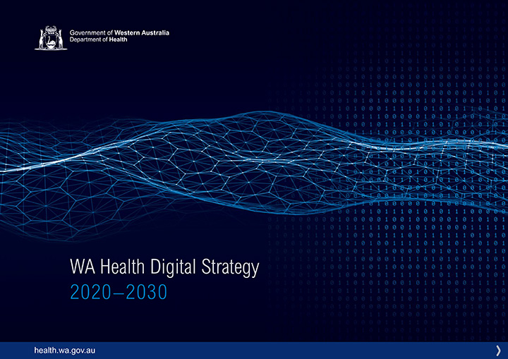 WA Health Digital Strategy 2020-2030 report cover