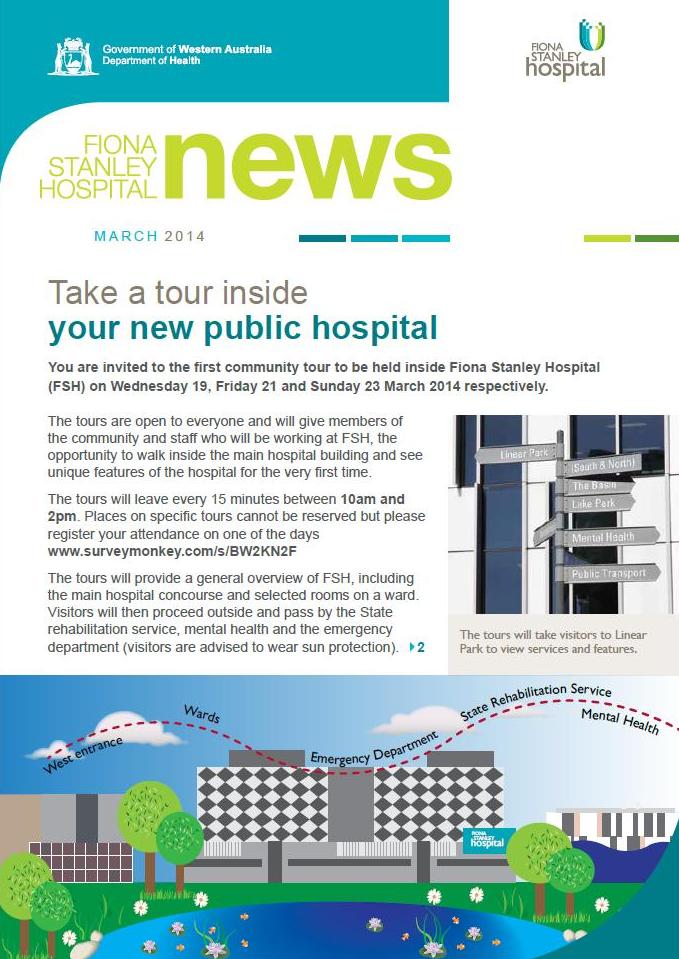 FSH, newsletter, Fiona Stanley Hospital, March 2014